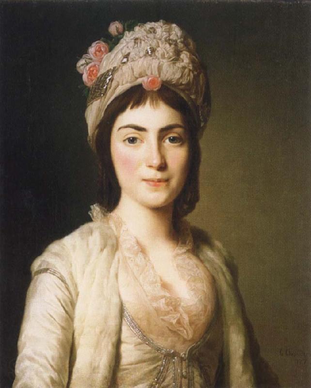 Alexander Roslin Zoie Ghika,modavisk princess France oil painting art